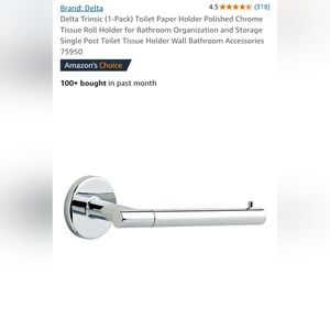 Delta Trinsic Chrome Toilet Paper Holder